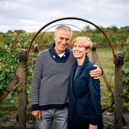 Jiří Bárta, Winemaker with his Daughter Šárka, Vinofactum's founder